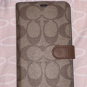 AUTHENTIC COACH WALLET IPHONE CASE